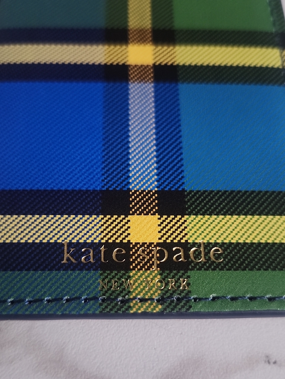 Kate Spade Grand Plaid ID Holder - Picture 4 of 6